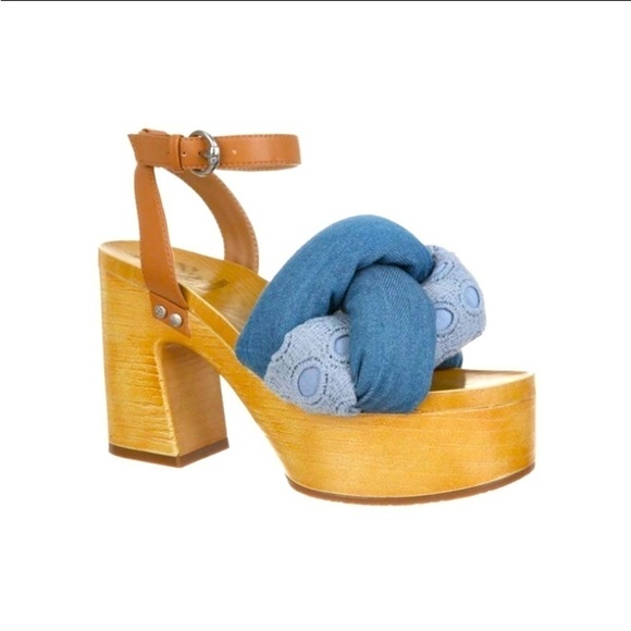 Sam & Libby Cassandra Puffy Platform Sandals NWT size 7 - Picture 1 of 7